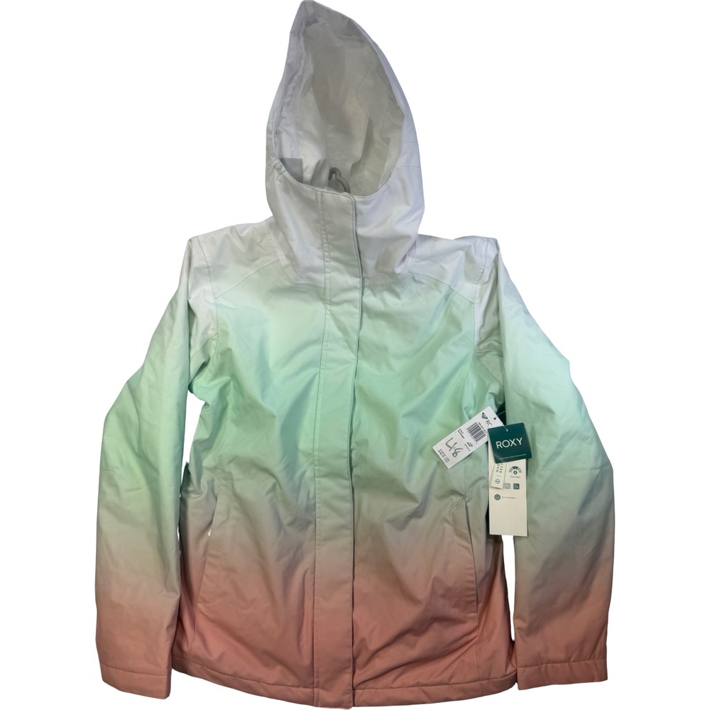 Roxy Snow Jacket Womens Large Multicolor Ombre DryFlight WarmFlight New